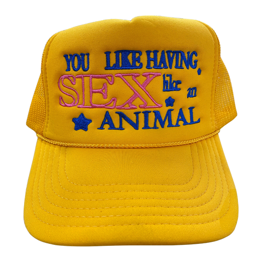 Animal Trucker Hat - Gold