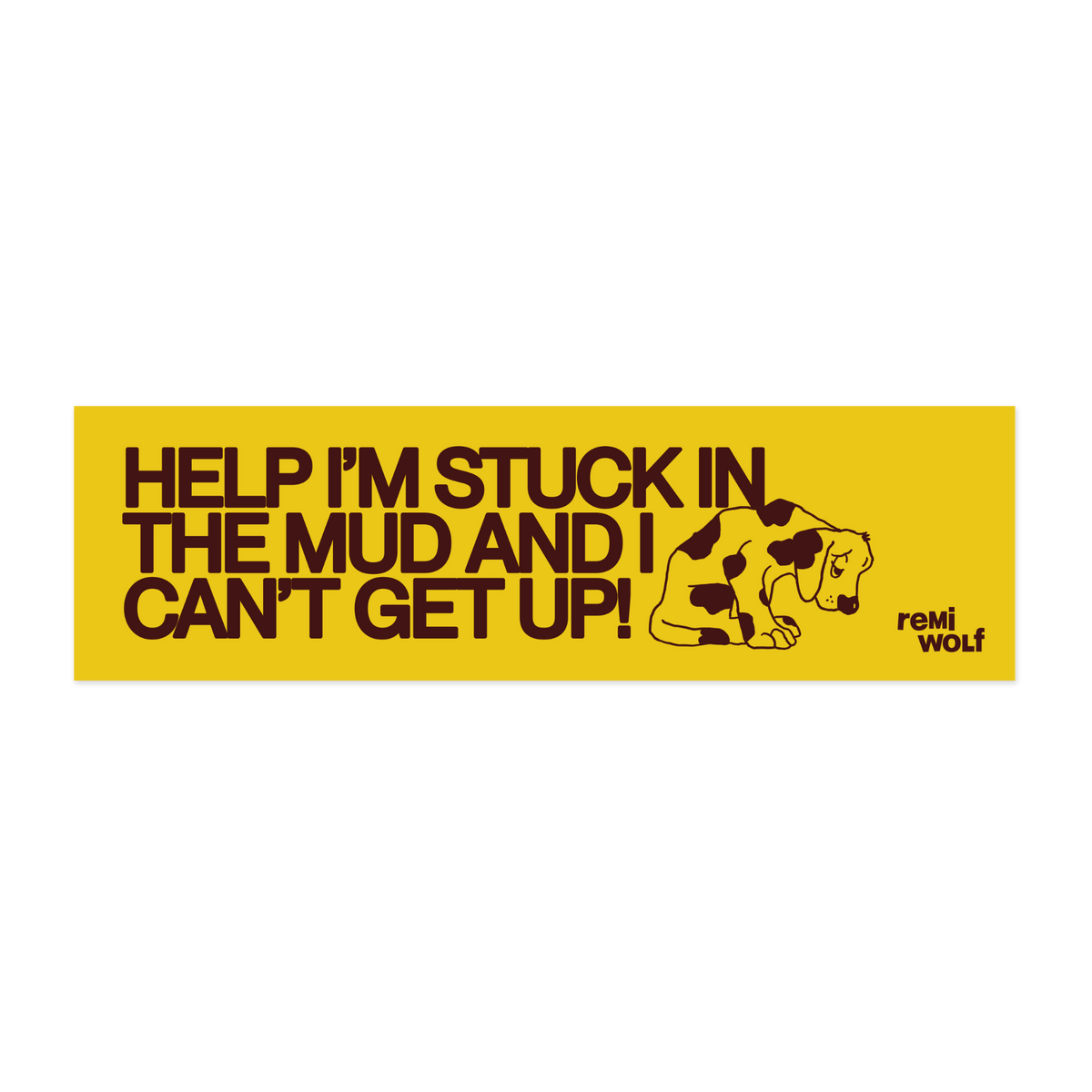 Mud Bumper Sticker